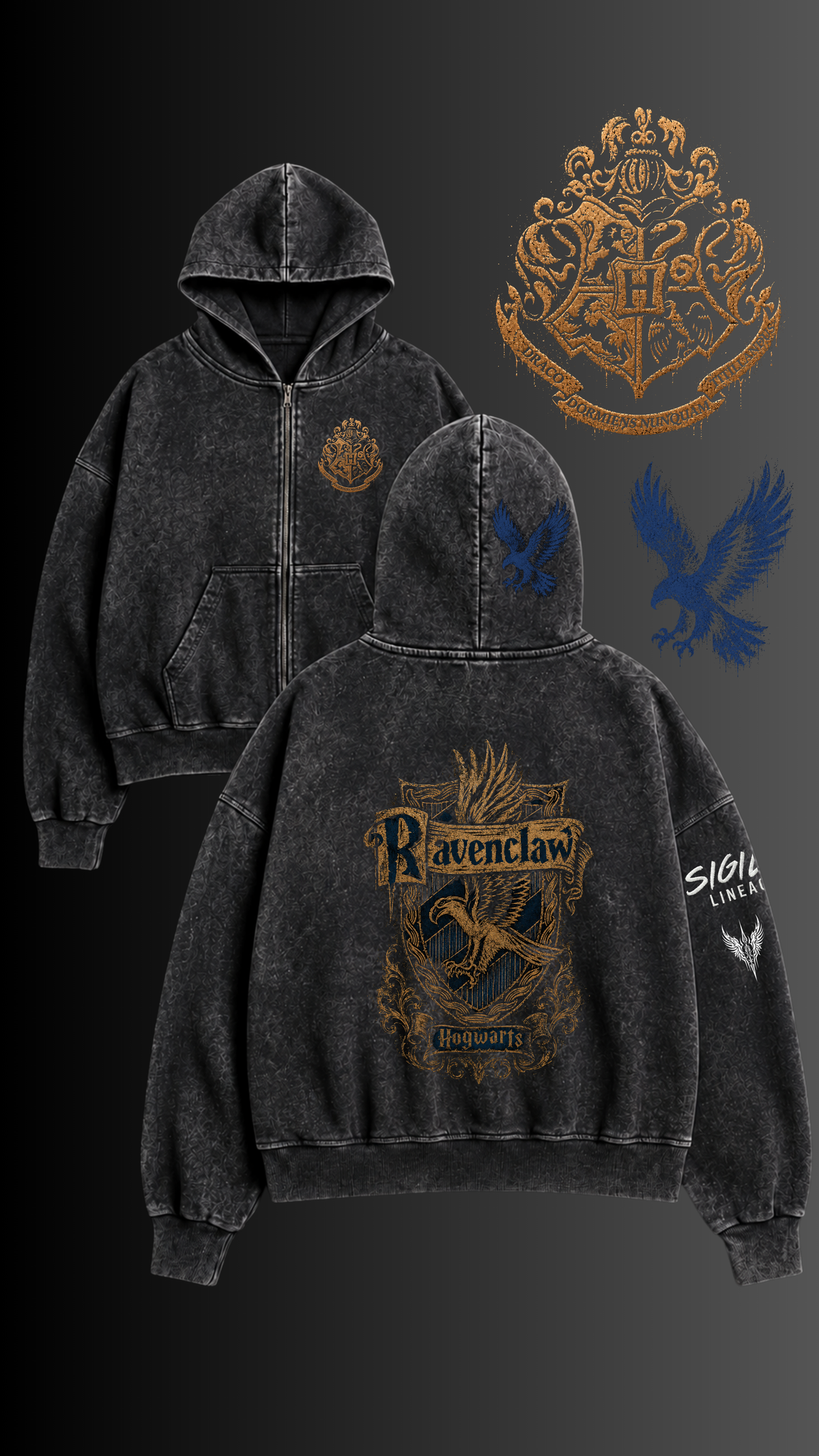 Boxy Fit Ravenclaw